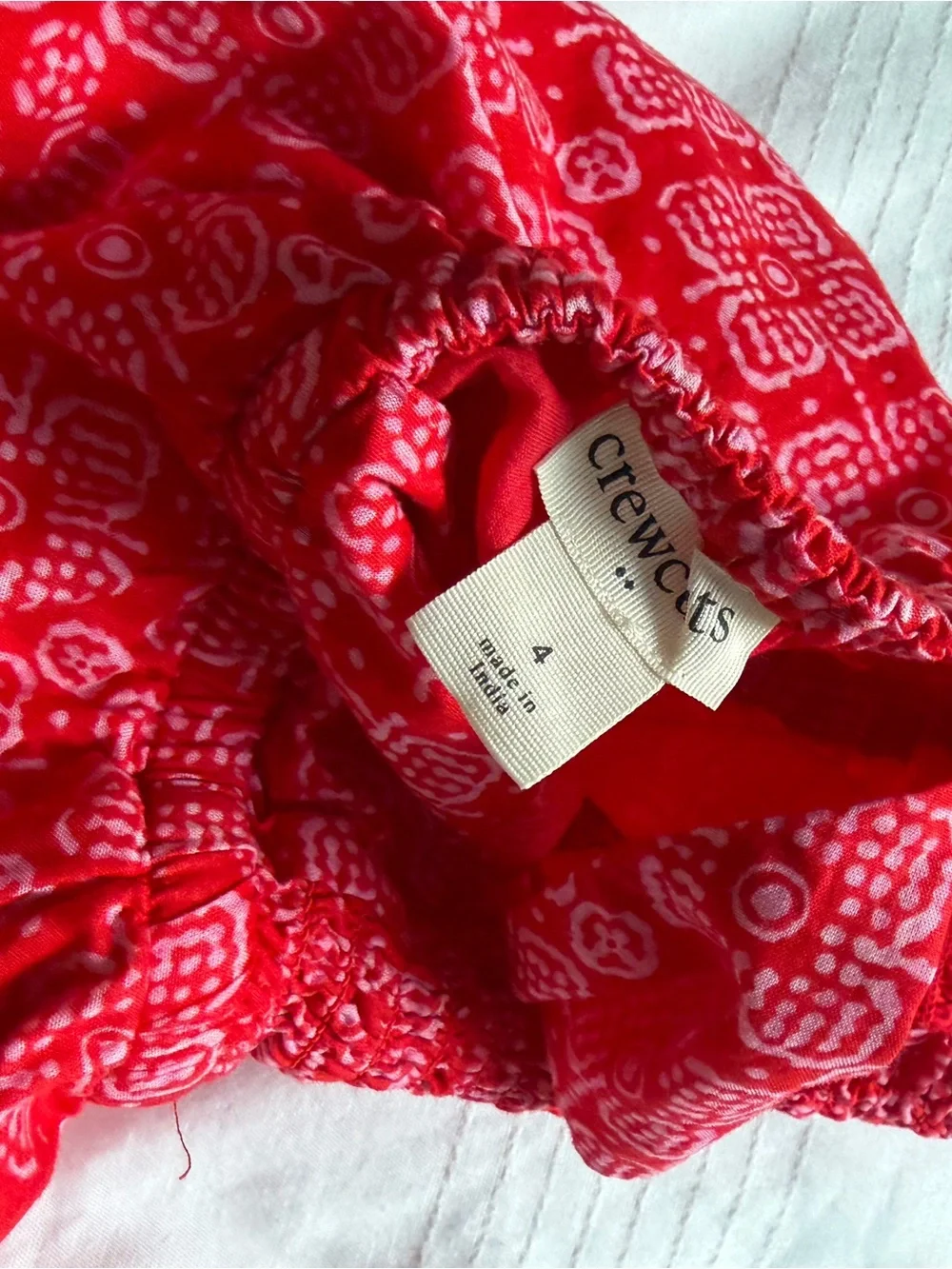 Crewcuts Red Bandana-Print Sundress